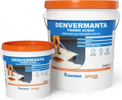 Denvermanta Primer Acqua, primer base água para manta asfáltica