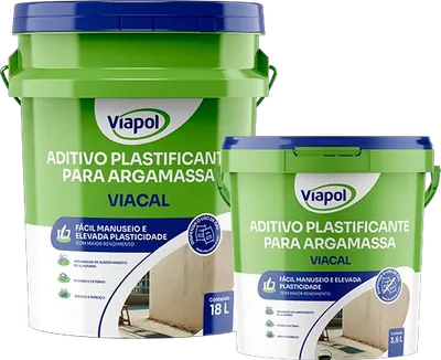 Viacal, aditivo plastificante para argamassa